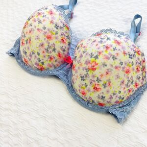 BUY 1 GET 1 FREE Victoria’s Secret dream angels 32DD lined demi periwinkle lace